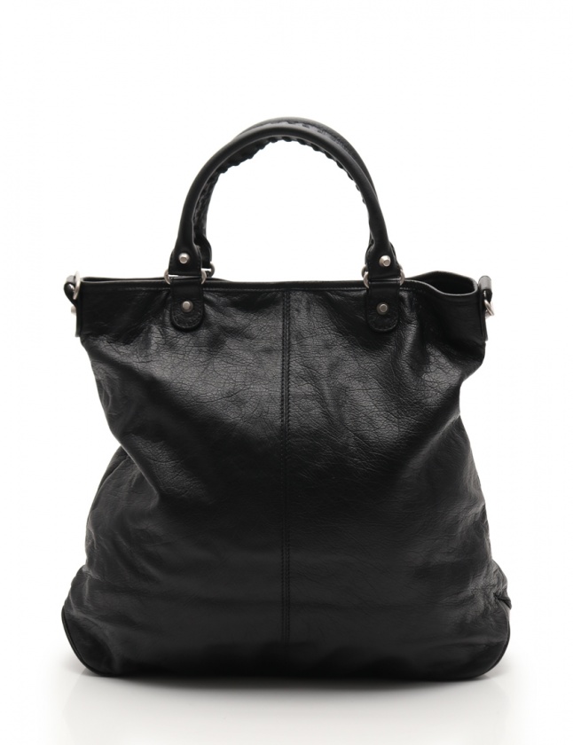バレンシアガ BALENCIAGA トートバッグ ショルダーバッグ スマート 黒 340133 レザー 2WAY メンズ